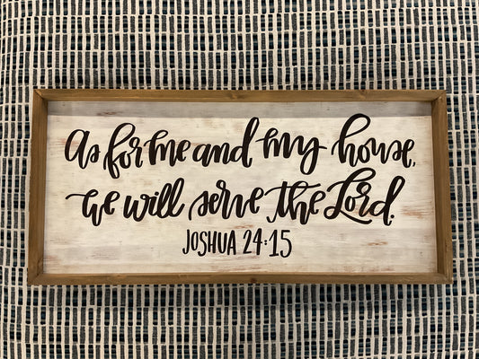 Joshua 24:15 Wall Decor