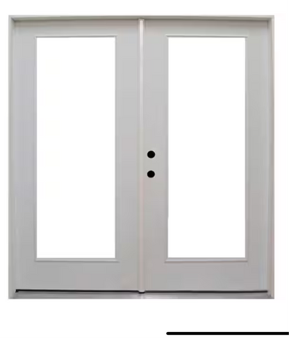 Element 72” x 80” Steel Prehung Double Patio Door