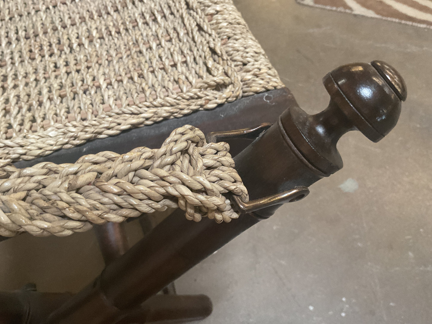 Maison Jansen Style Campaign Chair