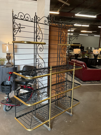 French Iron Bakers Rack