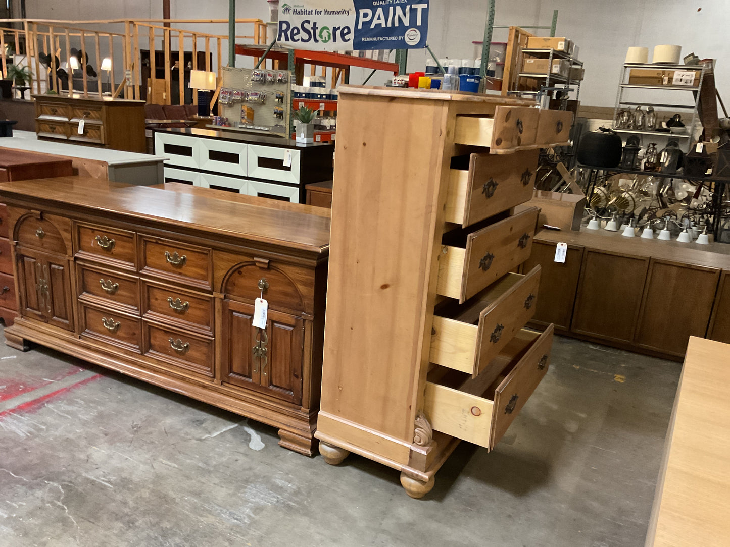 Reclaimed Pine Chest of Drawers