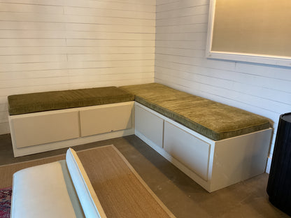 2 Pc Bench Banquette w/Storage
