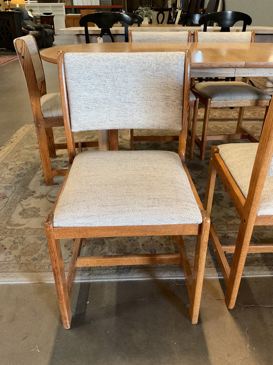 Mid Century Upholstered Dining Chairs (Set of 6)