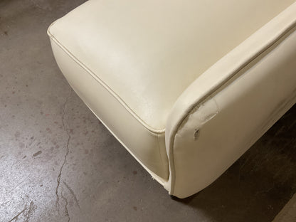 Genuine Leather Upholstered Bench