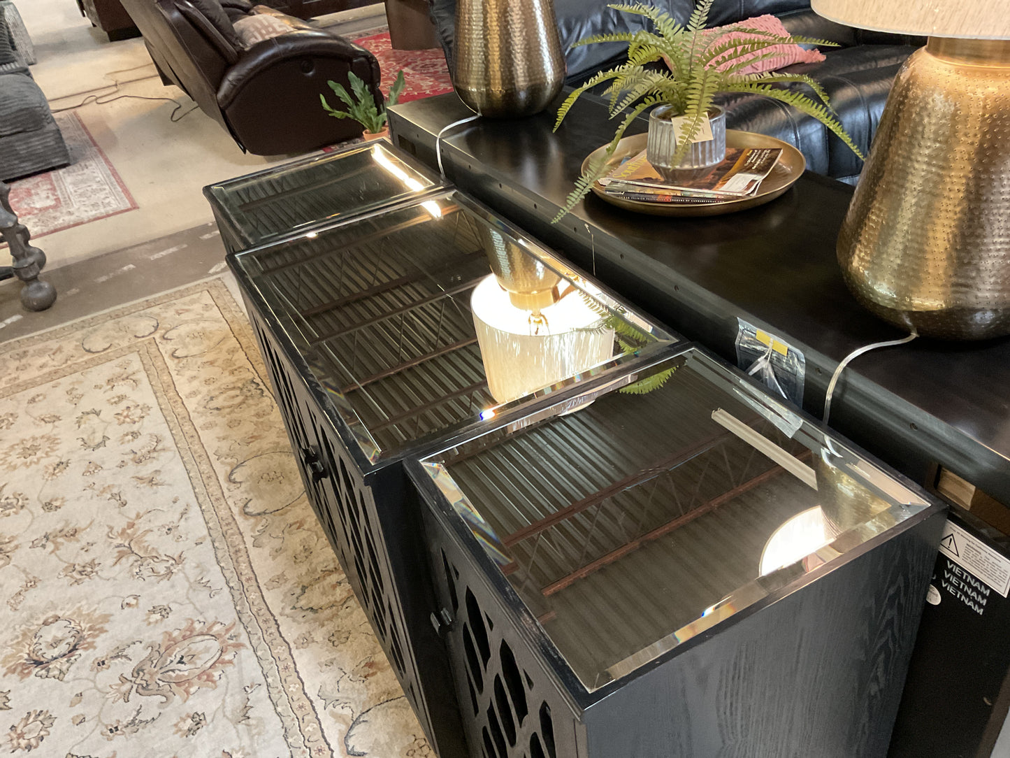 Worlds Away Big Sur Lio Cabinet