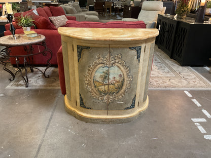 Artisanal Painted Cabinet