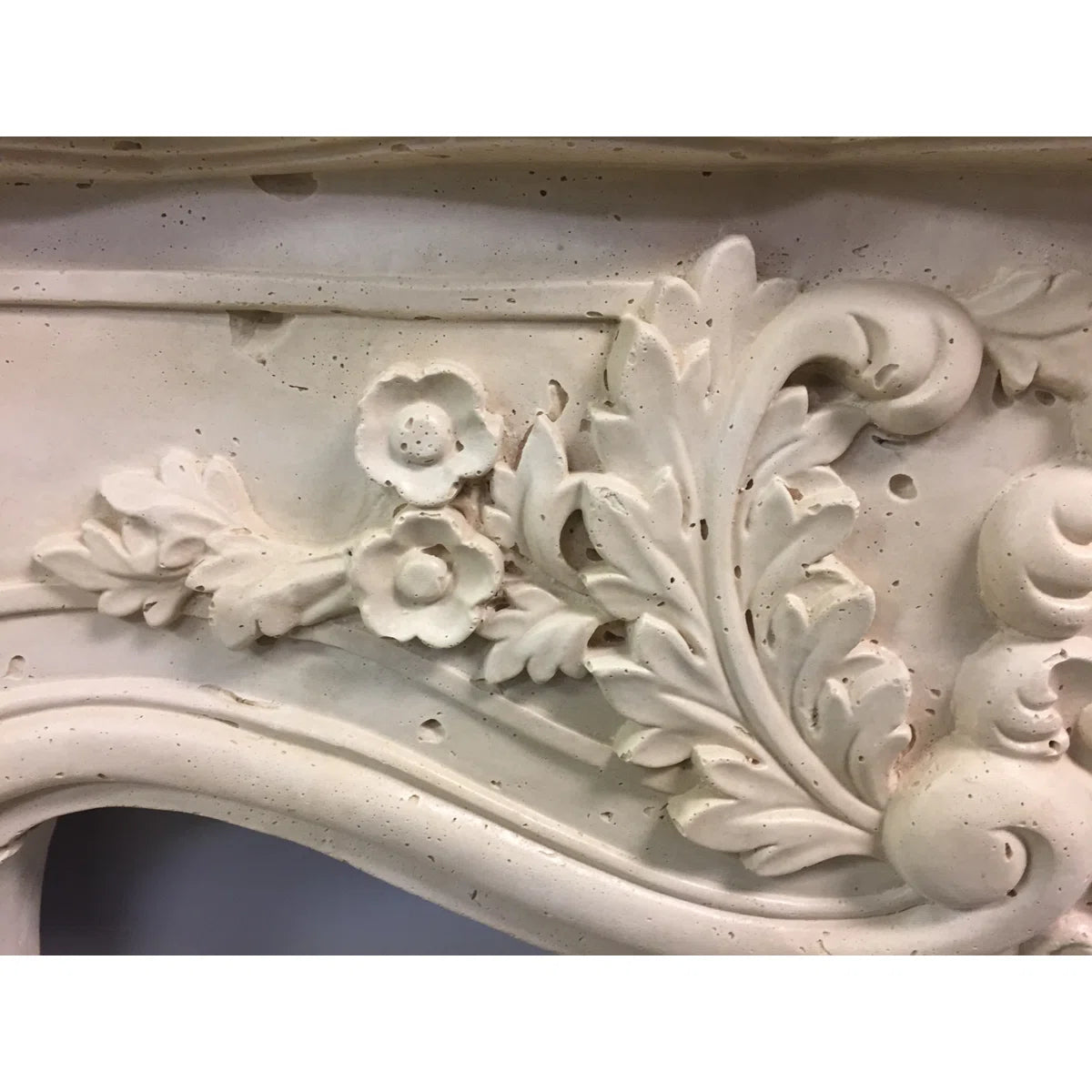 Chateau Louis Cast Stone Fireplace Mantle
