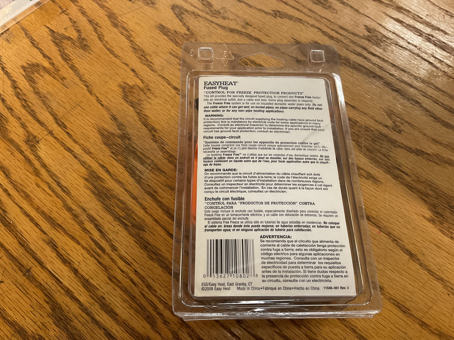 EasyHeat 10802 Freeze Free Connector Kit