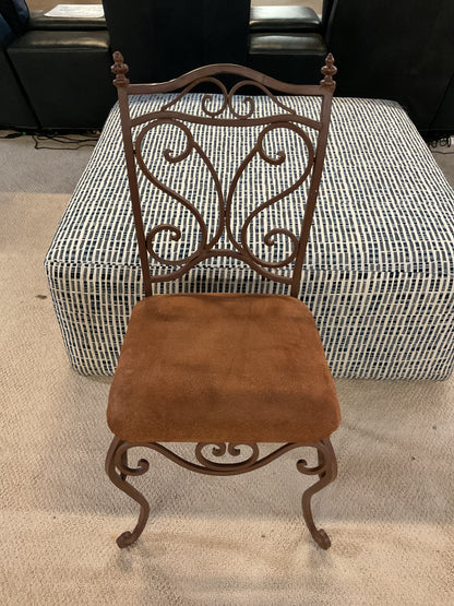 Metal Upholstered Side Chair