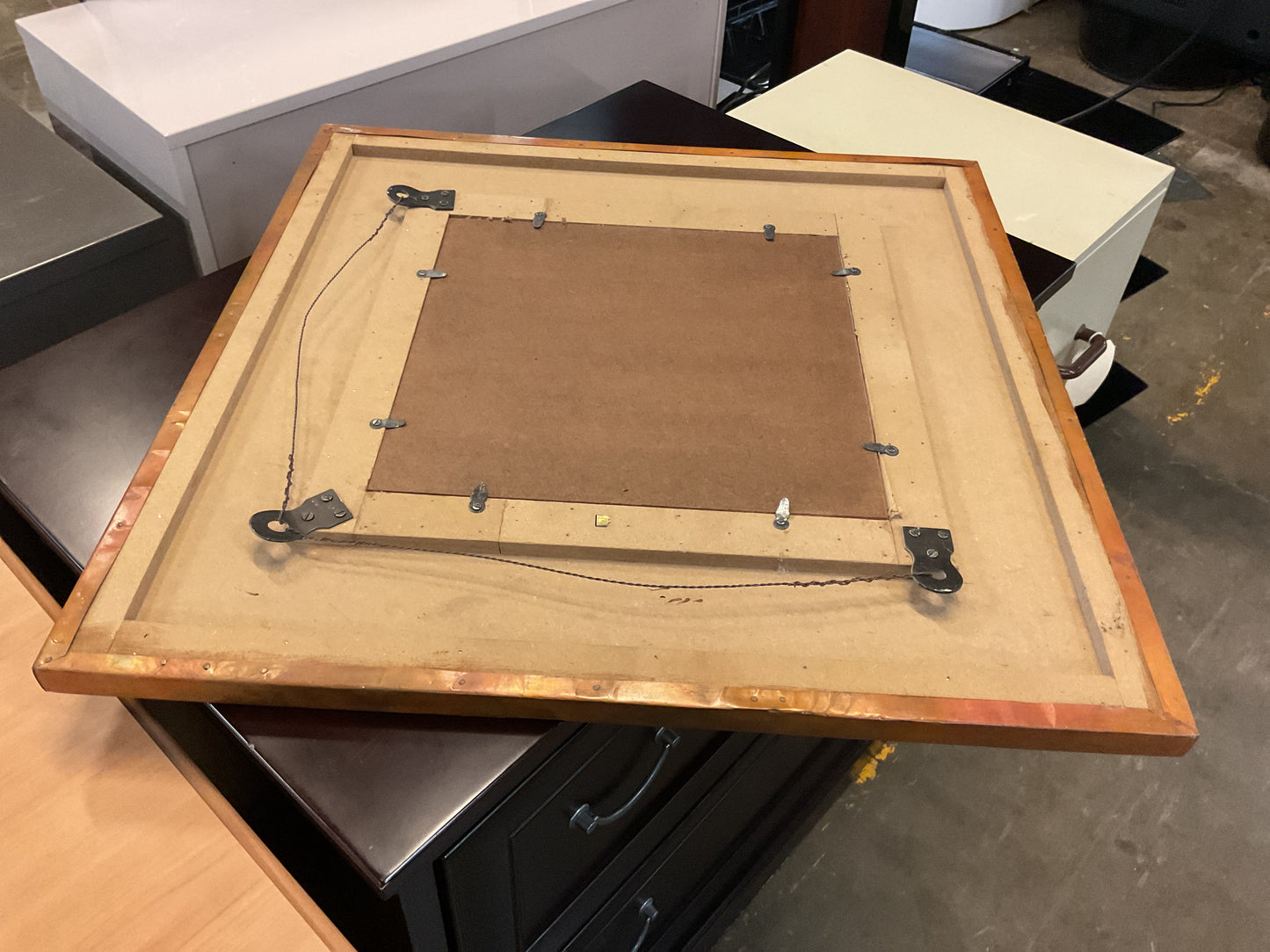 Copper Framed Mirror