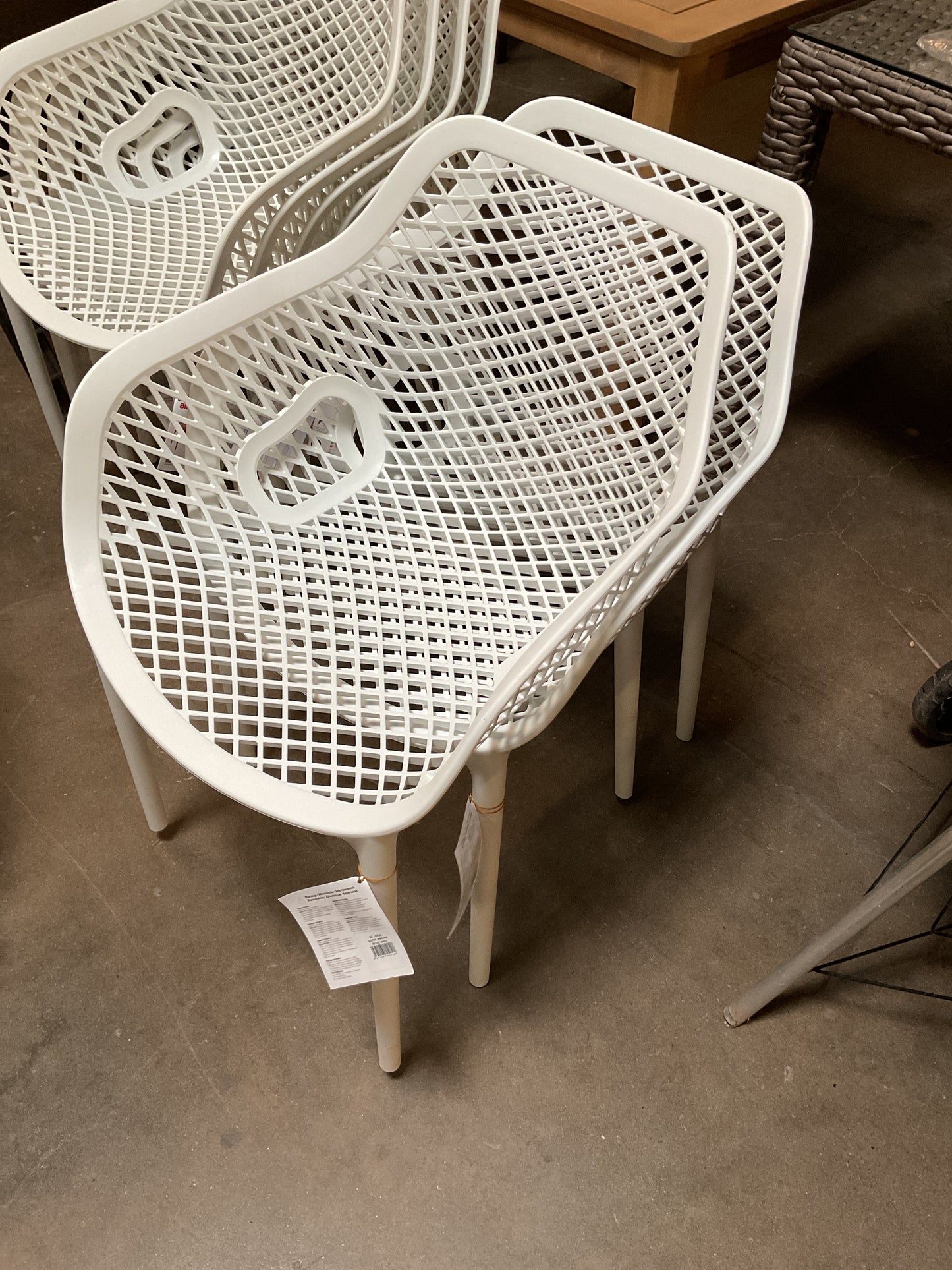 Farrah Outdoor Stacking Arm Chair (Set of 2)