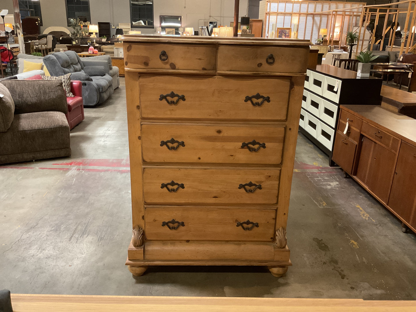 Reclaimed Pine Chest of Drawers