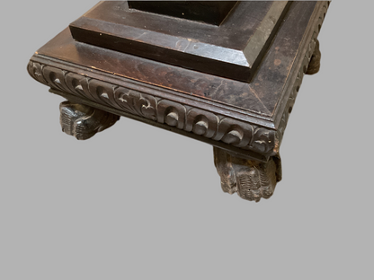 Italian Glitwood Column Pedestal Stand