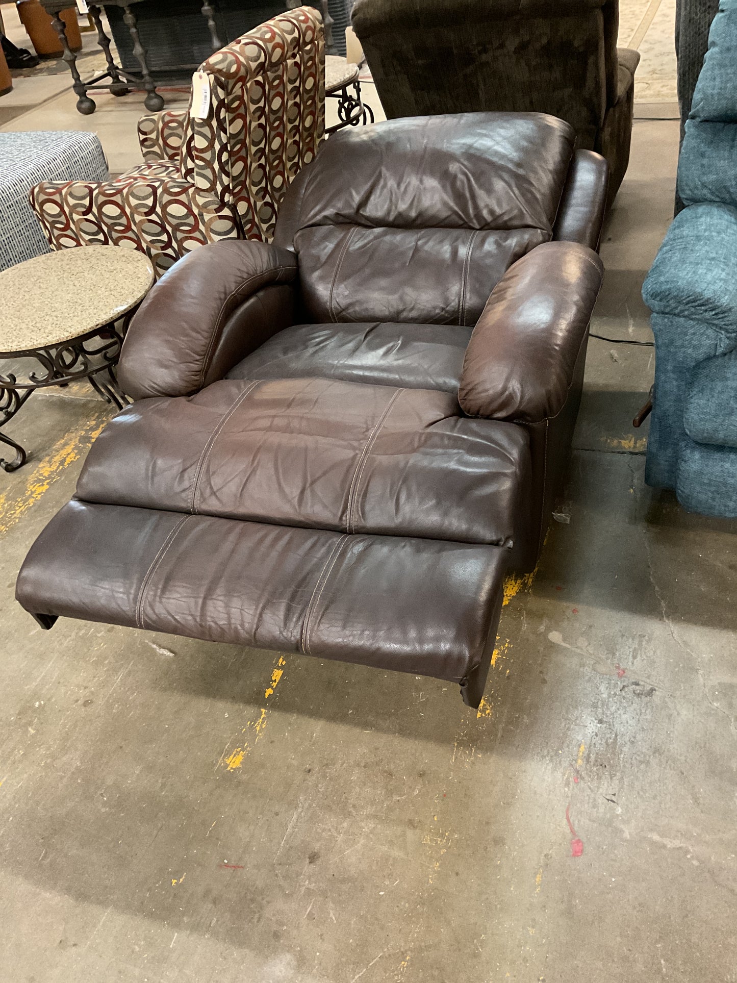 Leggett & Platt Power Wide Leather Recliner