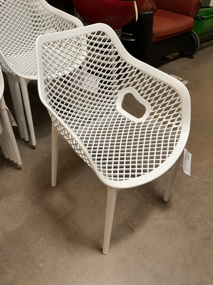 Farrah Outdoor Stacking Arm Chair (Set of 2)