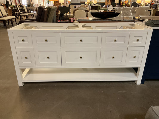 Breckenridge 72” Double Vanity Base