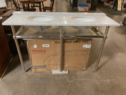 Embassy Wall Mount Vanity w/Stone Top