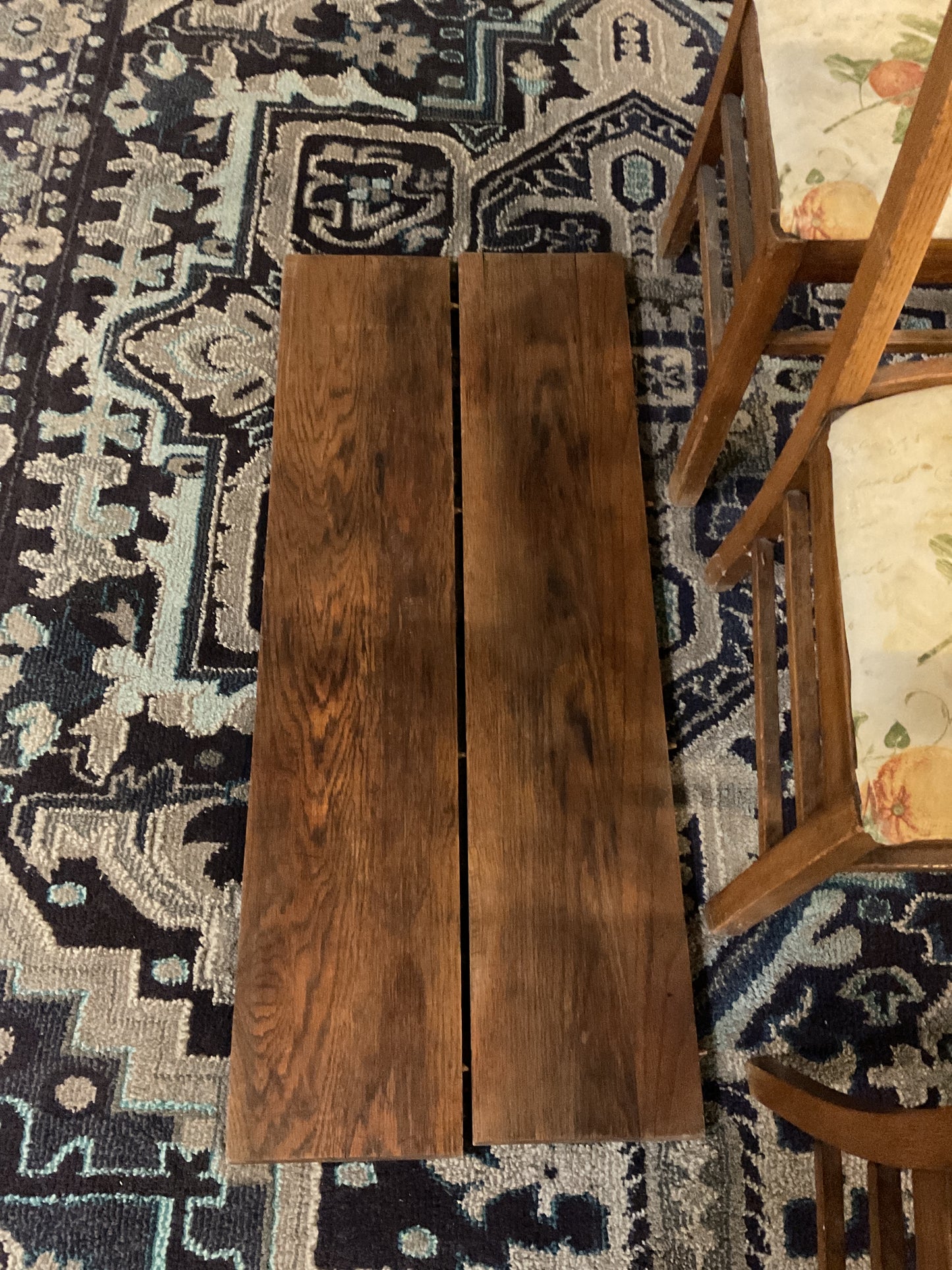 Vintage Oak Extendable Dining Table