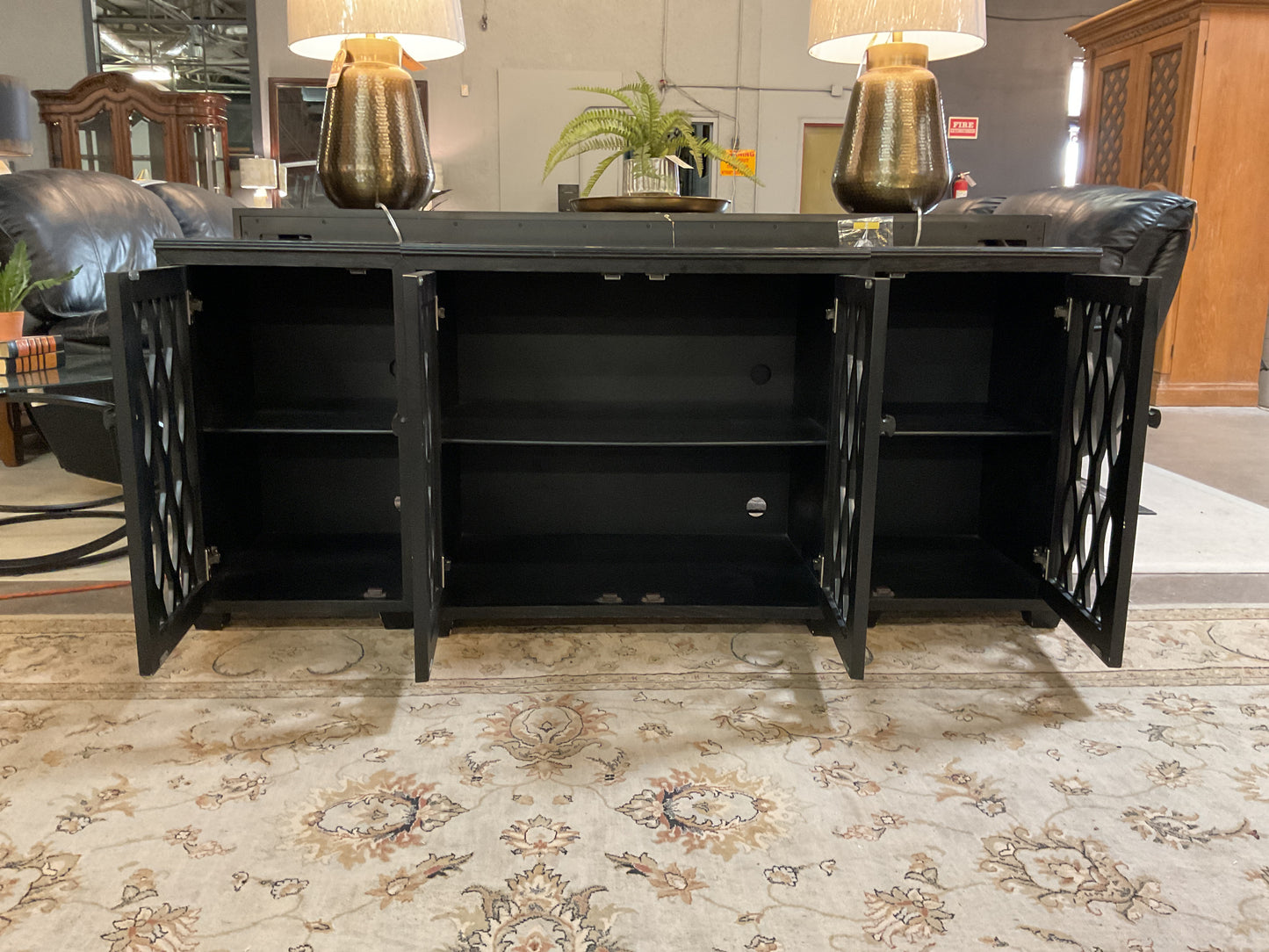 Worlds Away Big Sur Lio Cabinet