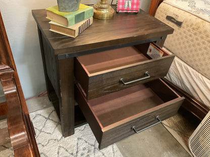 Cisbrough 2 Drawer Nightstand