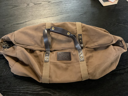 Land’s End Waxed Canvas Travel Duffle Bag