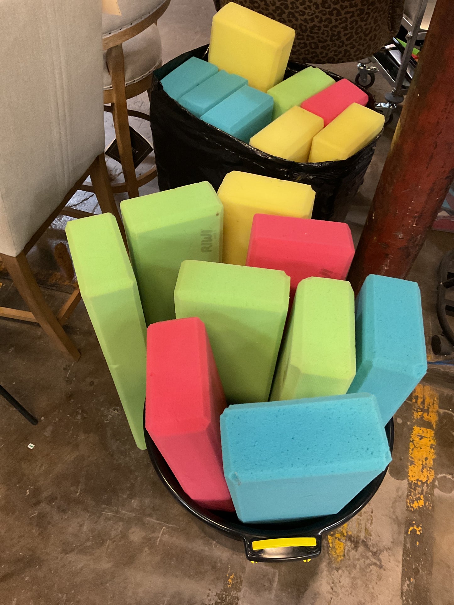 Foam Colored Blocks