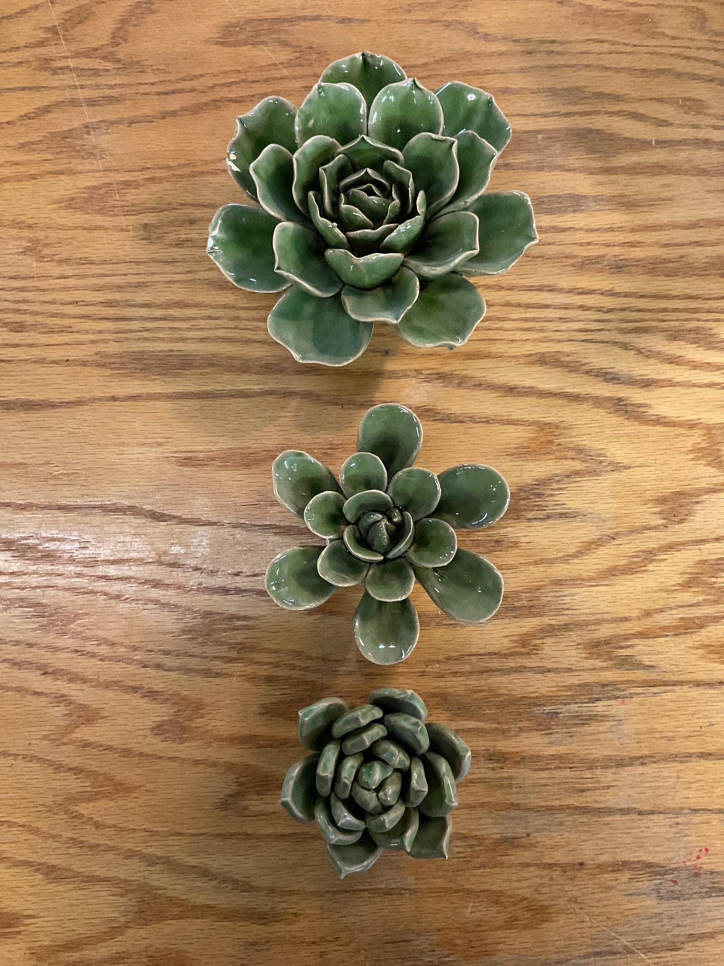 Ceramic Flower Wall Art (set of 3)