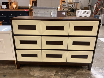 Modern 9 Drawer Wood Dresser