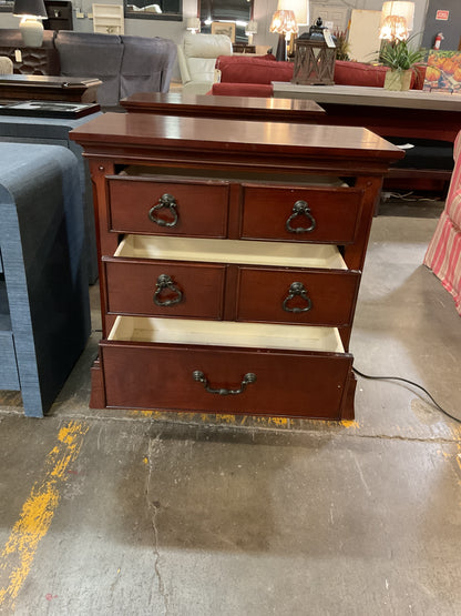 3 Drawer Wood Nightstand