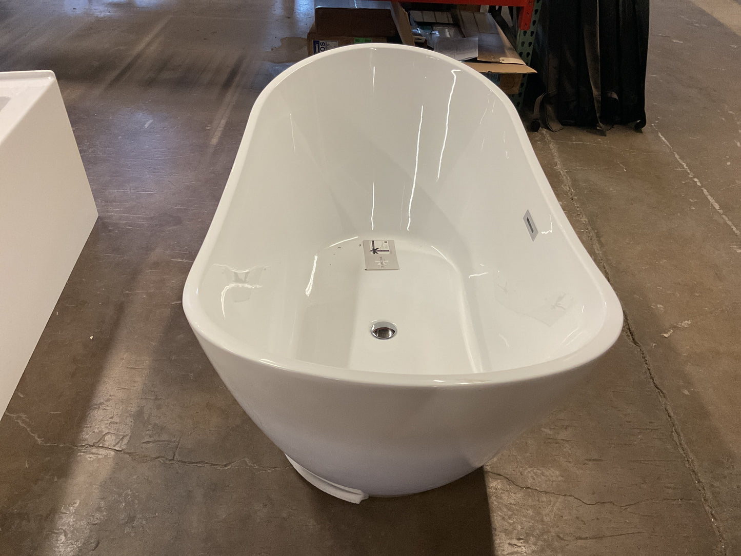 Opalo 59” x 30” Freestanding Soaking Tub