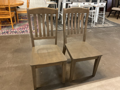 Averie Rustic Solid Wood Side Chairs (Set of 2)