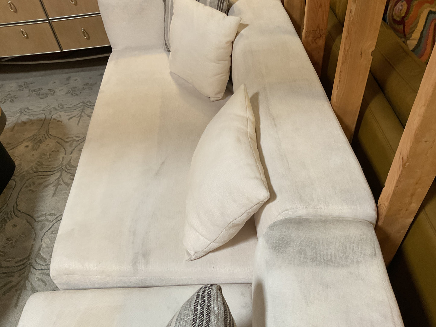 Ivy Bronx Chenille Curved Sofa