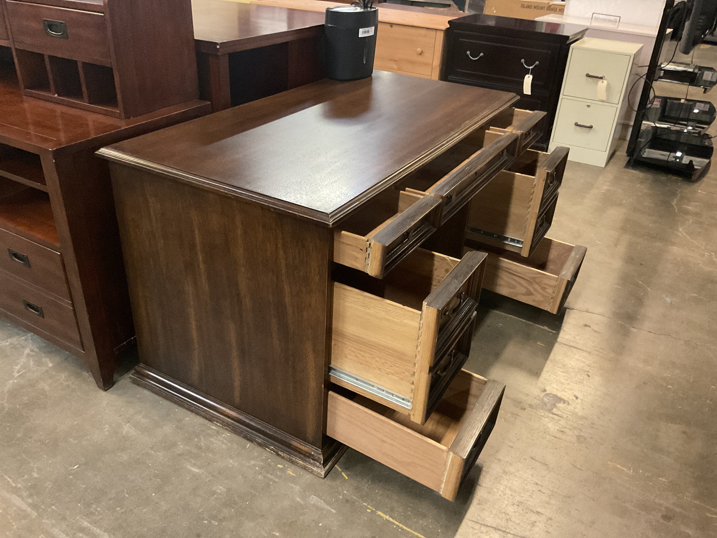 Solid Wood Executive Desk