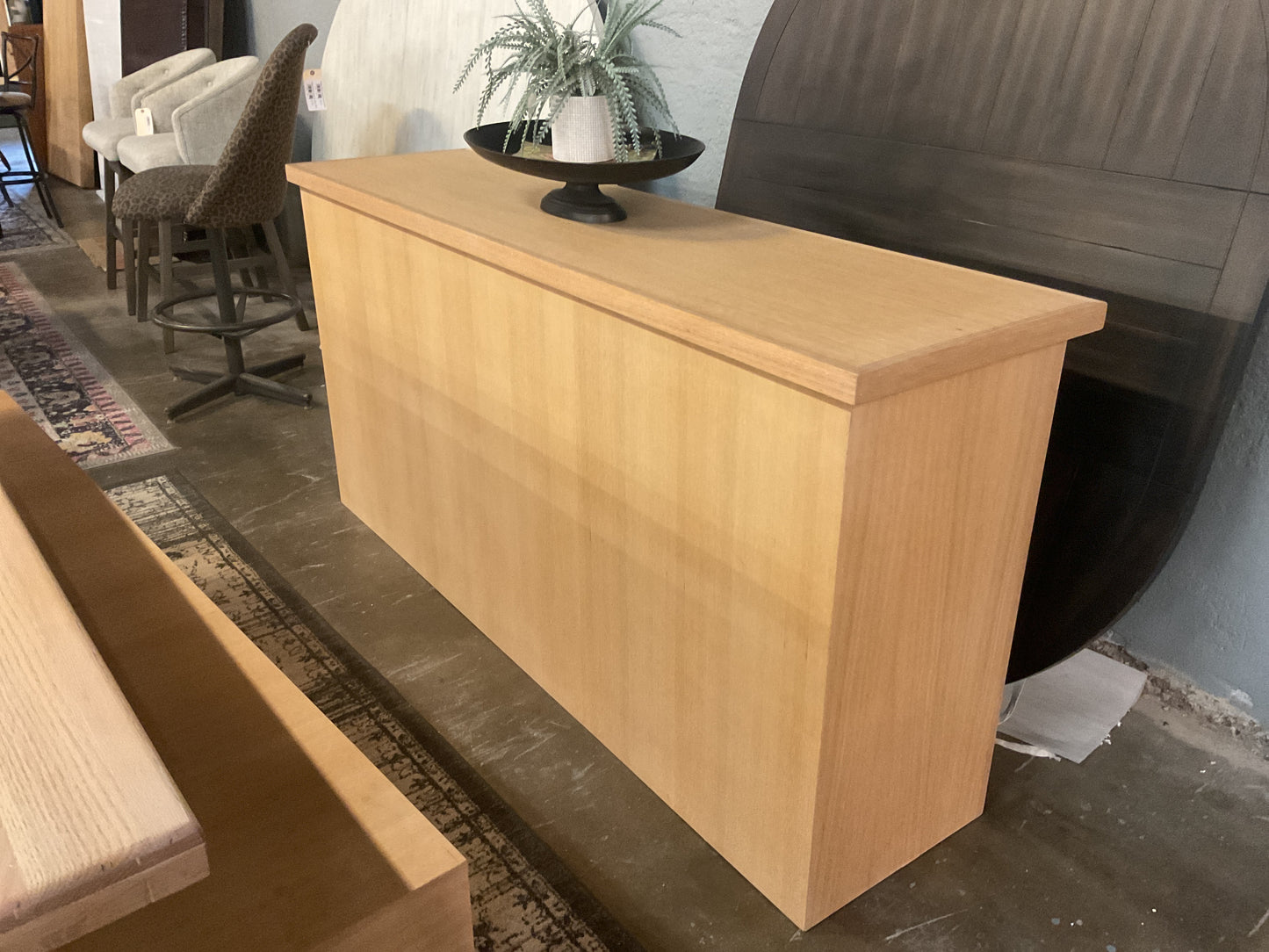 White Oak Service Buffet w/Storage