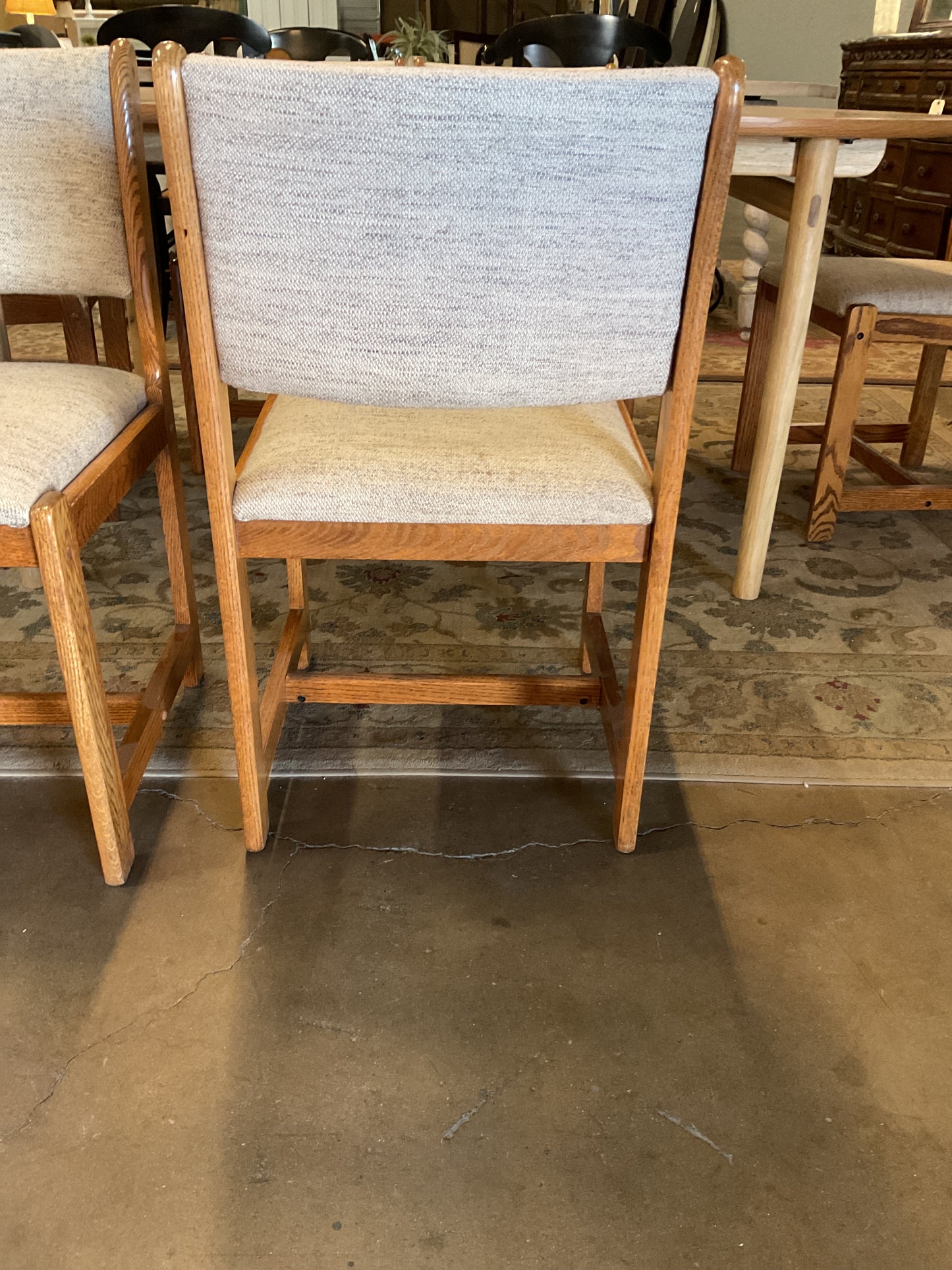 Mid Century Upholstered Dining Chairs (Set of 6)