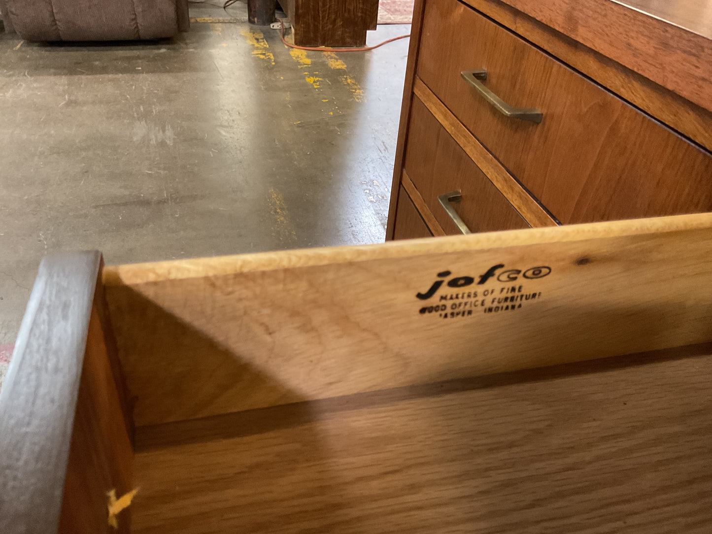 1960’s Vintage Mid Century Walnut Credenza by Jofco
