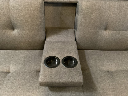Tufted Futon w/2 Cupholders