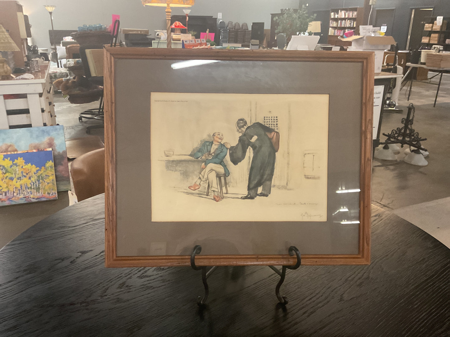 “Breach of Promise” Print by Gaston Hoffman