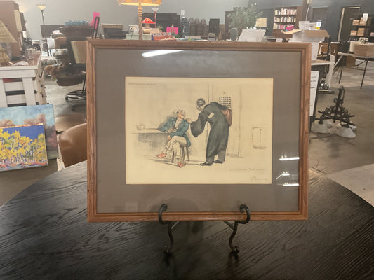 “Breach of Promise” Print by Gaston Hoffman