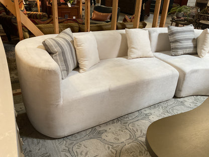 Ivy Bronx Chenille Curved Sofa