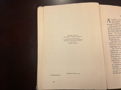 “An Old Fashioned Girl” RARE Vintage Hardcover Book