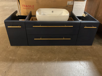 Fresca Lucera Wall Mount Vanity w/Sink No Top