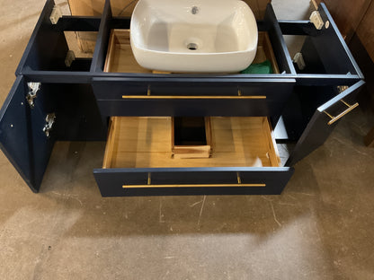 Fresca Lucera Wall Mount Vanity w/Sink No Top