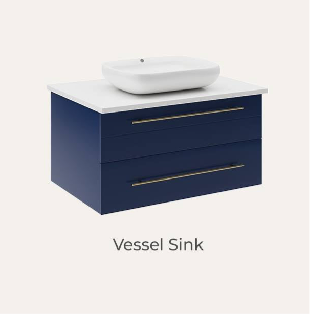 Fresca Lucera Wall Mount Vanity w/Sink No Top