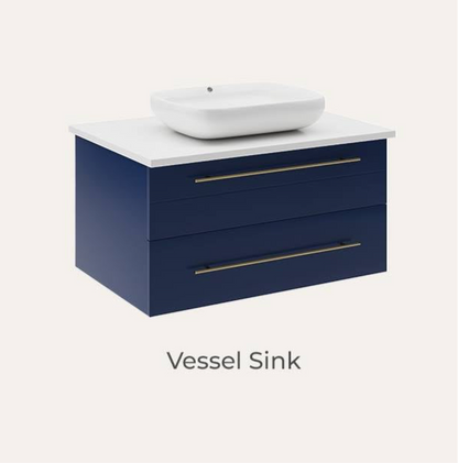 Fresca Lucera Wall Mount Vanity w/Sink No Top