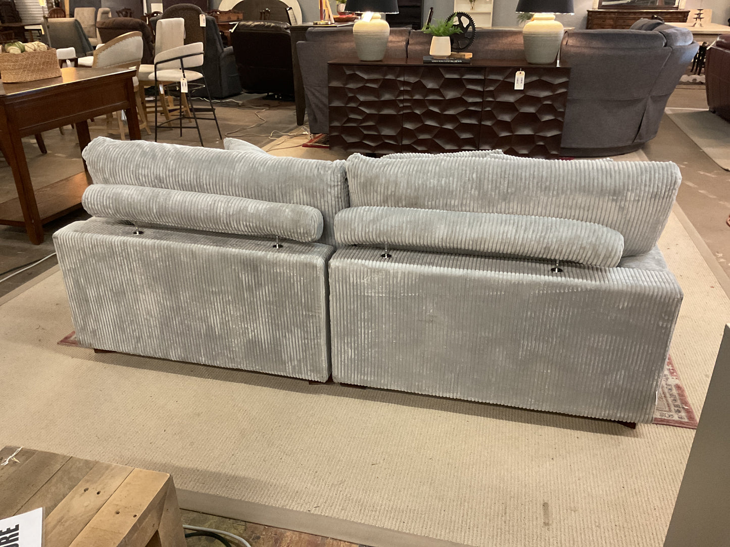 2 Piece Upholstered Chaise Sectional
