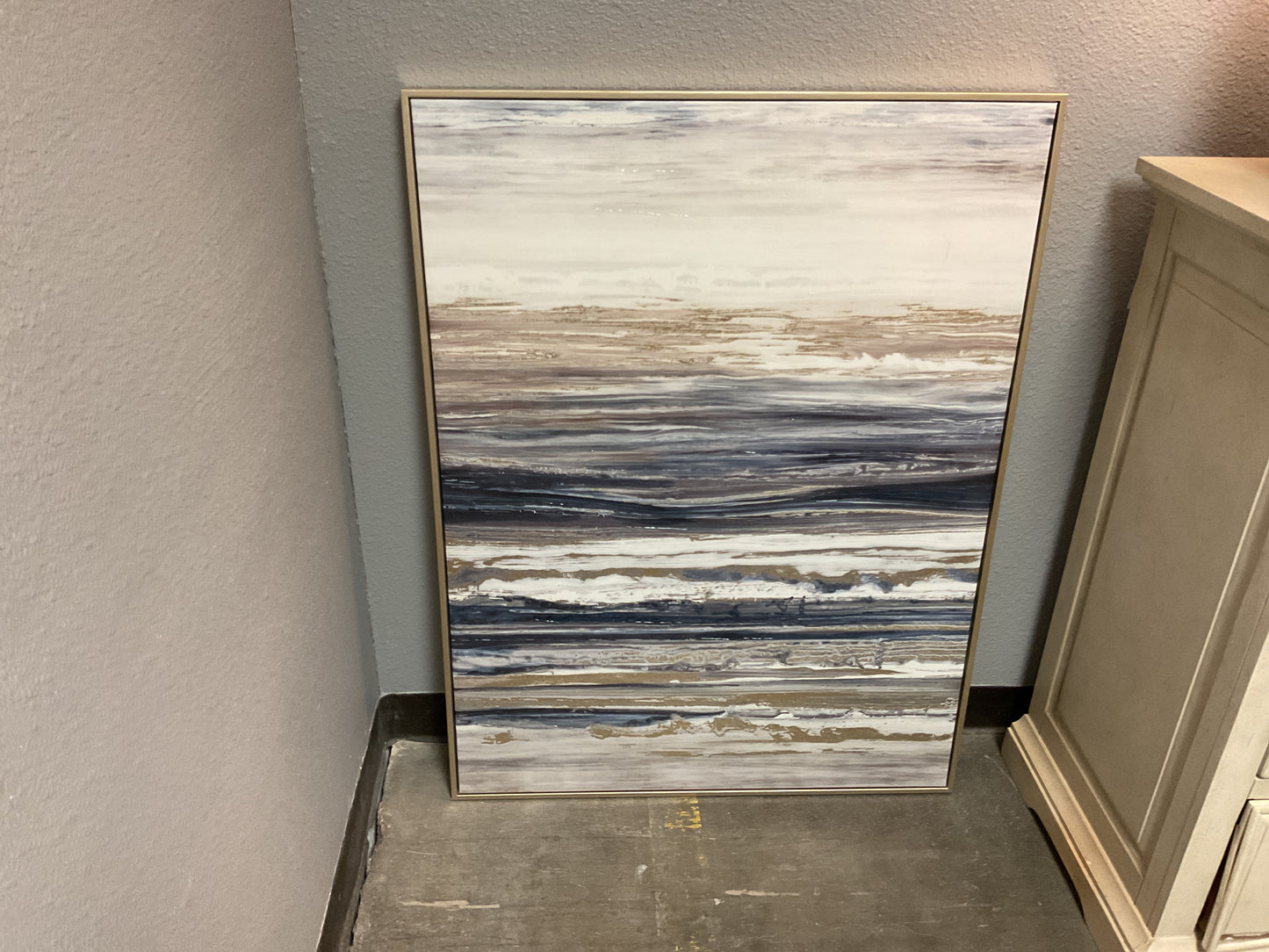 Framed Canvas Seascape Print