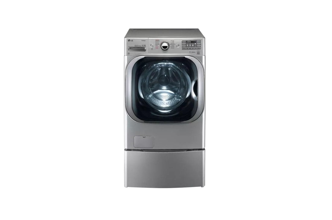 LG Electric Front Load Washer & Dryer Combo w/Pedestal