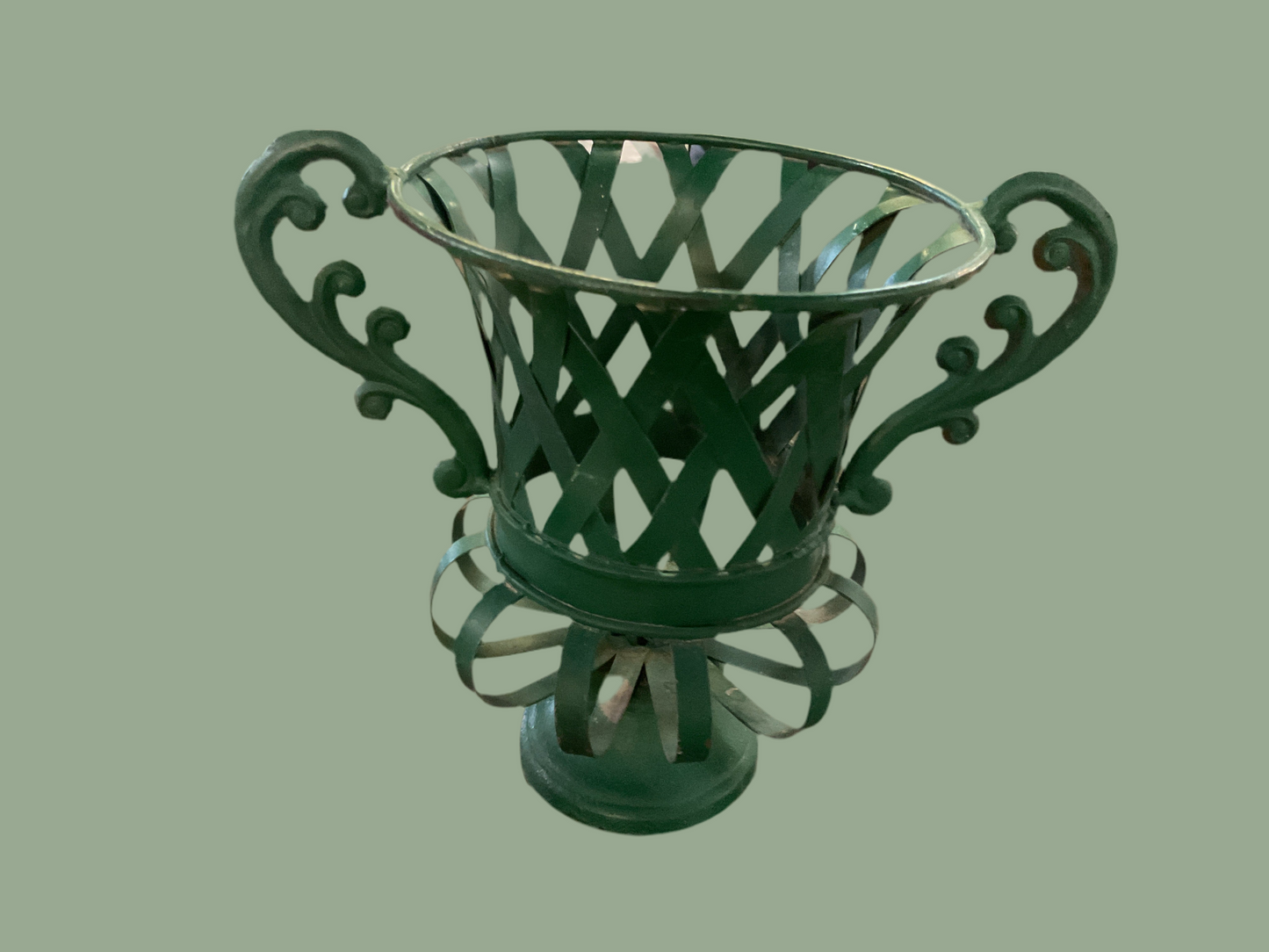 Decorative Iron Urn