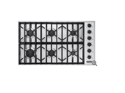 Viking 6 Burner Gas Cooktop
